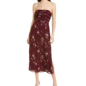 Lore Rosaline Strapless Midi Dress